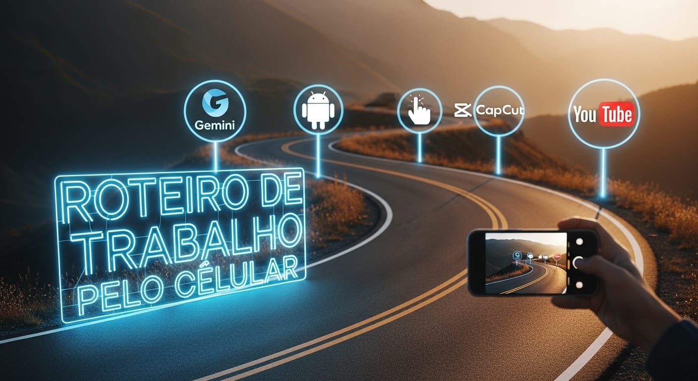 Roteiro de trabalho pelo celular